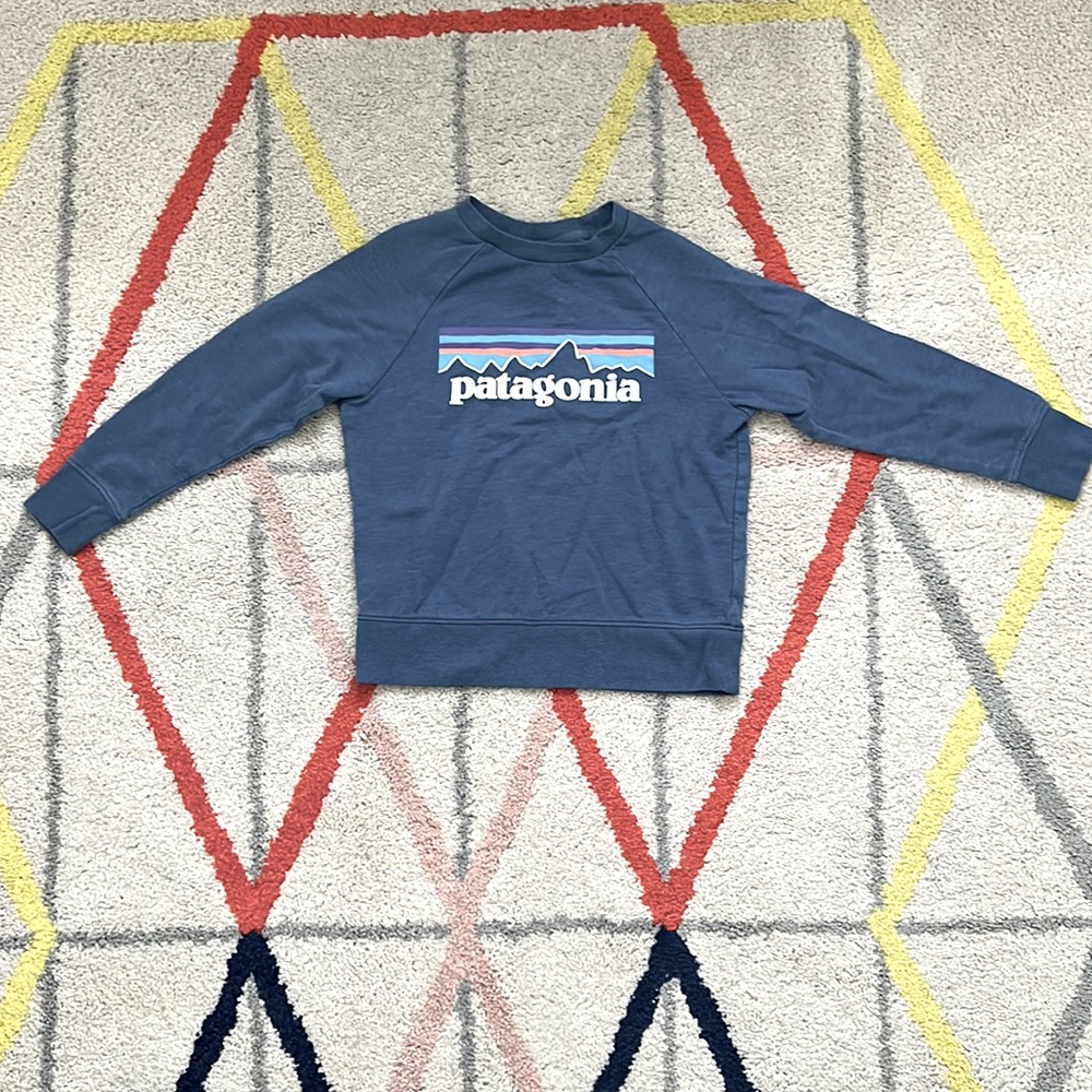 Patagonia Kids Lightweight Crew Sweatshirt - Blue - Size Small